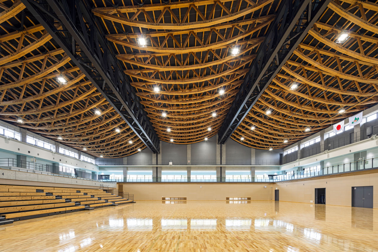 山都町総合体育館　パスレル メインアリーナ